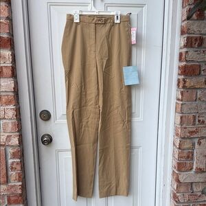 Prada Y2K nwt size 40 khaki Tan dress Pants vintage 2000s cotton